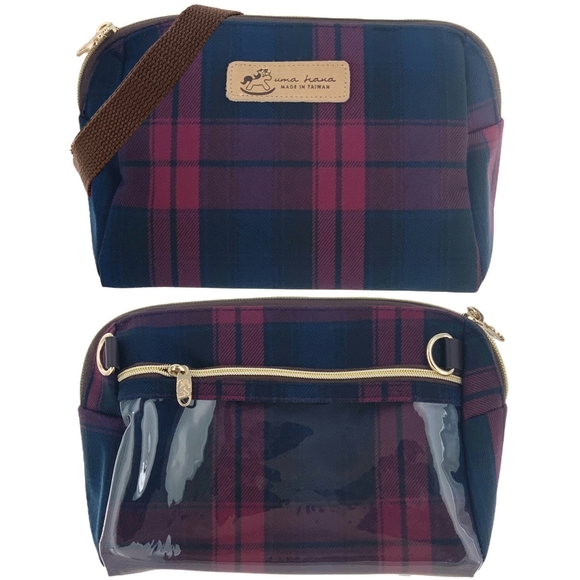 Uma Hana Handbags - Waterproof Plaid Crossbody Shoulder Phone Purse